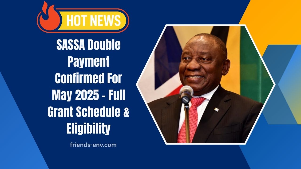 SASSA Double Payment Confirmed For May 2025 – Full Grant Schedule, Eligibility & Payout Details